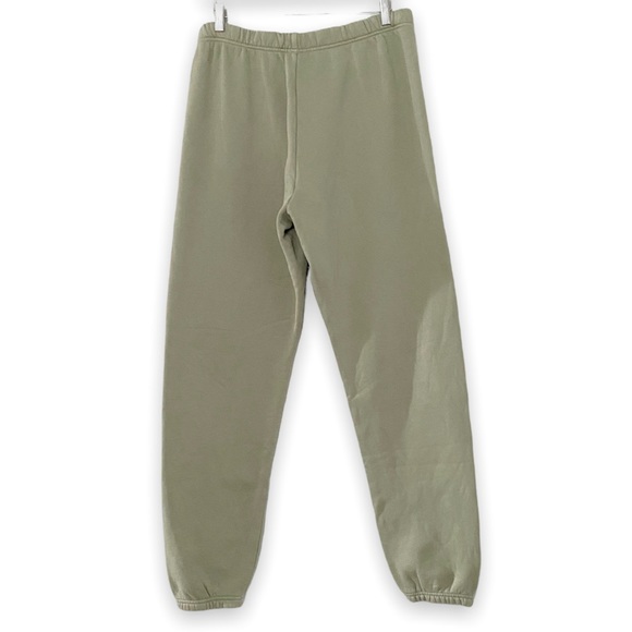 Aritzia TNA Cozy Fleece Boyfriend Sweatpant Pull-On Joggers Sage Green 1X - Picture 5 of 11